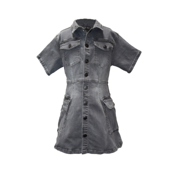 Gauni dress grey SS25-14