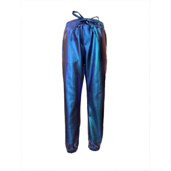 Kisiwa metallic trouser blue SS25-66 B