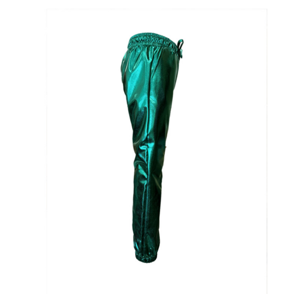 Kisiwa metallic trouser green SS25-66 G - Afbeelding 2